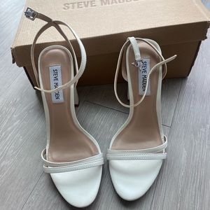 White Steve Madden Heel